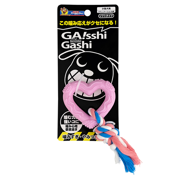 DoggyMan (Догимен) Chew Toy Heart with Rope - Игрушка для собак жевательное сердце с веревкой 7x7.5x1.6 см