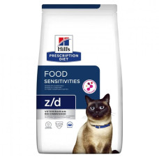 Hill’s (Хилс) Prescription Diet Cat Rice & Chicken Liver Z/D Food Sensitivites Adult - Сухой лечебный корм для взрослых котов при пищевой аллергии с рисом и куриной печенью 3 кг