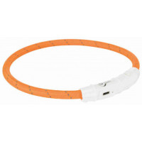Нашийник що світиться Trixie Flash Light Ring USB Orange L-XL 65 cм