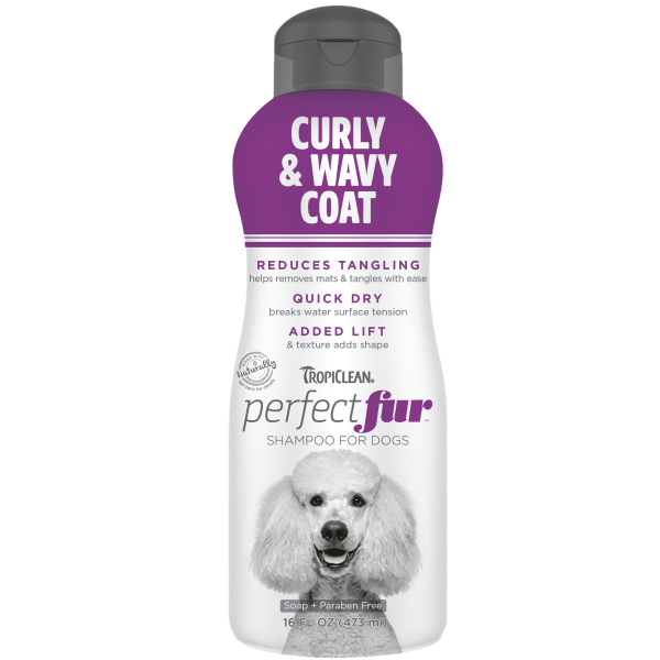 Tropical Clean - Шампунь «Идеальная шерсть» для кудрявой и волнистой шерсти для собак 473 мл