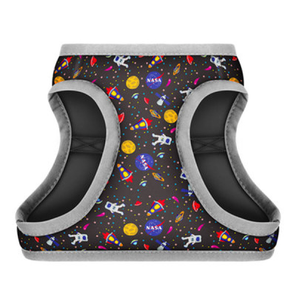 Шлея, "NASA", ОГ 28-31 см, ОШ 20-22 см, XS2, WAUDOG Clothes c QR