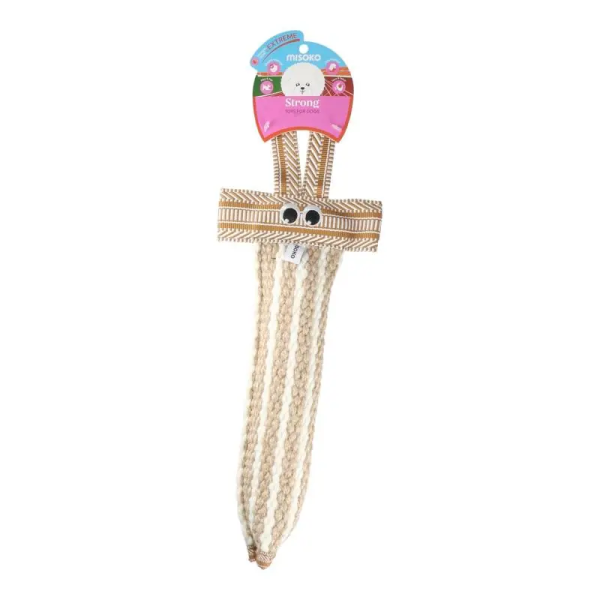 Misoko (Мисоко) Dog Toy Durable Jute - Игрушка для собак джут прочная 34 см