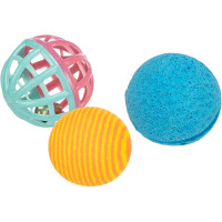 Trixie (Трикси) Set Of Toy Balls - Игрушка мячи для котов 3 шт