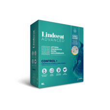 Lindocat (Ліндокет) Advanced Control+ (Box) - Наповнювач для котячих туалетів бентонітовий білий для контролю рН сечі в коробці 6 л