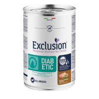 Exclusion (Эксклюжн) Dog Diabetic With Pork – Влажный корм для собак с сахарным диабетом со свининой 400 г