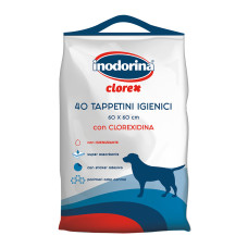 Inodorina (Інодоріна) Clorex Tappetini 60х90 - Пелюшки для собак з хлоргексидином 40 шт