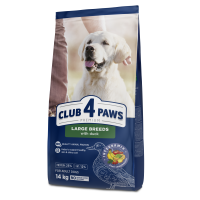 Club 4 Paws (Клуб 4 Лапы) Dog Premium Large Breeds Duck - сухой корм для собак больших пород с уткой 14 кг