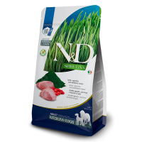 Farmina (Фармина) Dog N&D Spirulina Grain Free Lamb & Wolfberry Adult Medium & Maxi - Сухой беззерновой корм для взрослых собак средних и больших пород с мясом ягнёнка, спирулиной и ягодами годжи 2 кг