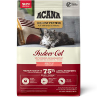 Acana (Акана) Indoor Highest Protein Adult Cat - Сухой беззерновой корм для взрослых котов живущих в помещении с мясом курицы и рыбы 1.8 кг