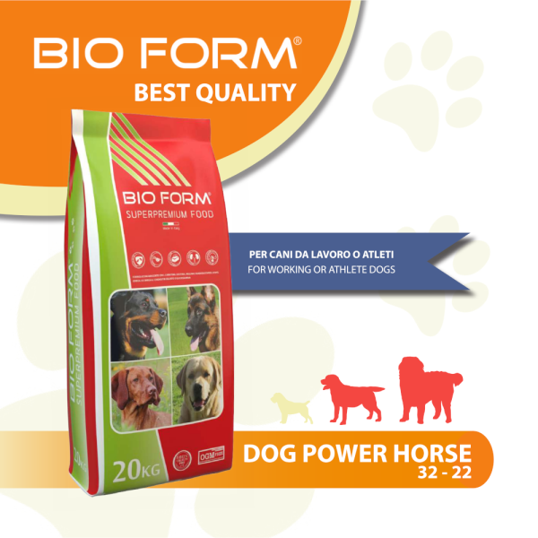 Bio Form (Біо Форм) Super Premium Food Dog Power Horse - Сухий корм для активных собак з кониною 20 кг