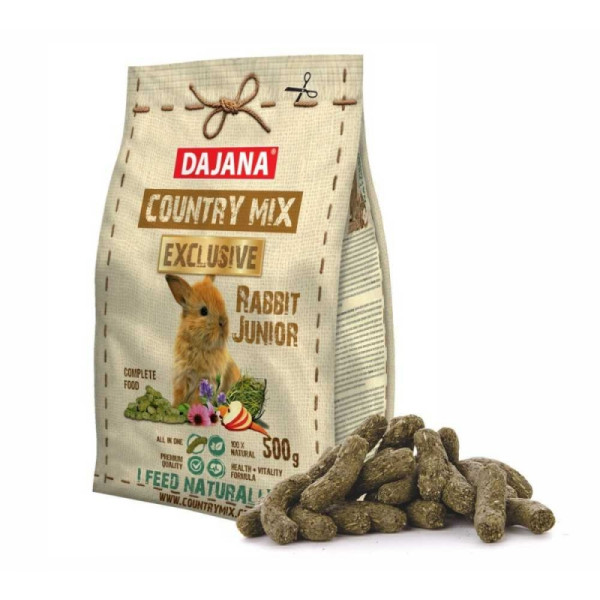 Country Mix (Кантри Микс) EXCLUSIVE Rabbit Junior - Корм для кроликов молодого возраста 500 г
