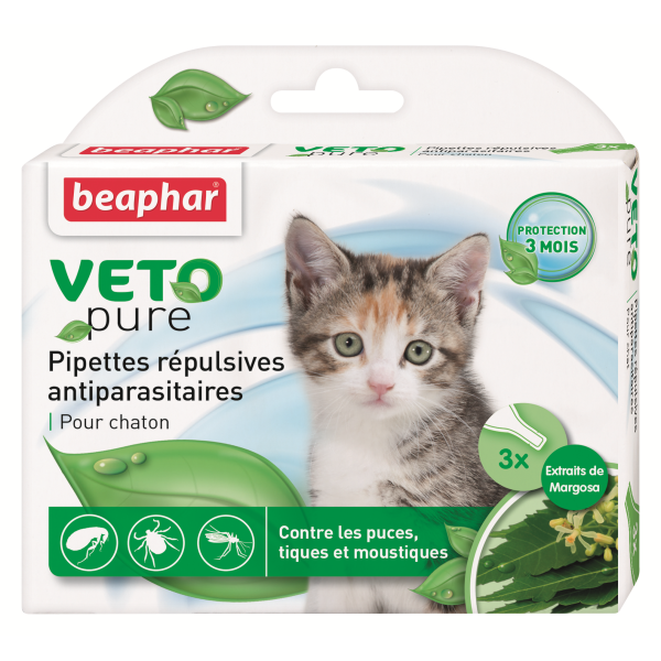 Beaphar (Беафар) Bio Spot on Kitten - Капли для котят противопаразитарные 3 шт.