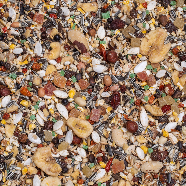 Deli Nature (Дели Натур) Birdelicious Tropical Fruit - Дополнительный корм для крупных и средних видов попугаев тропические фрукты 0,75 кг