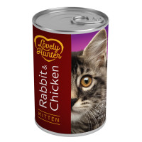 Lovely Hunter (Лавлы Хантер) Kitten Rabbit and Chicken - Влажный корм для котят с крольчатиной и курятиной 400 г