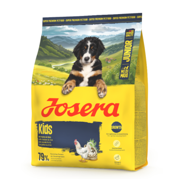 Josera (Йозера) Kids Dog Poultry & Rice Junior Medium & Maxi - Сухой корм для щенков средних и больших пород с мясом птицы и рисом 3 кг