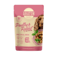 Araton (Аратон) Adult Dog All Breeds With Poultry And Rabbit - Влажный корм с птицей и кроликом для взрослых собак всех пород 500 г