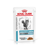 Royal Canin (Роял Канин) Cat Sensitivity Control Pouches Adult Chicken - Влажный корм для взрослых котов разработанный для снижения признаков ингредиентной и нутриентной непереносимости с мясом курицы 85 г