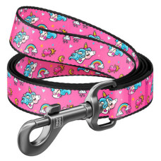 Повідець, "Єдинороги", Д 122 см, Ш 15 мм. WAUDOG Nylon