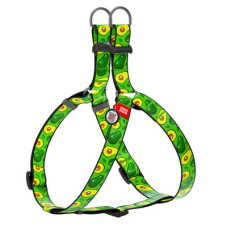 Шлея анатомическая, "Авокадо", пласт. фастекс, Ш 15 мм, ОГ 40-55 см, ОШ 40-55 см, S, WAUDOG Nylon c QR