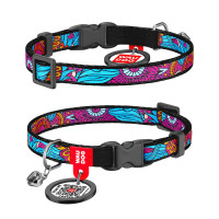 Ошейник, "Лето", пласт. фастекс, Ш 10 мм, Дл 20-30 см, XS, WAUDOG Nylon c QR