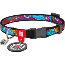 Нашийник для котів, "Літо", пласт. фастекс, Ш 10 мм, Довжина 20-30 см, XS, WAUDOG Nylon c QR