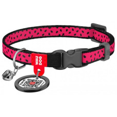 Нашийник для котів, "Кавун", пласт. фастекс, Ш 10 мм, Довжина 20-30 см, XS, WAUDOG Nylon c QR