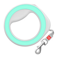 Collar (Колар) Round Light green - Поводок-рулетка для собак круглая салатовая со светоотражающей лентой (В 40 кг, Дл 2.9 м) размер XS-M