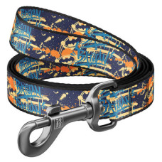 Повідець, "Бетмен Джинс", Ш 10 мм, Дл 122 см, XS. WAUDOG Nylon