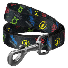 Поводок, "Лига справедливости", Ш 10 мм, Дл 122 см, XS, WAUDOG Nylon