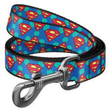 Повідець, "Супермен Лого" DC Comics, Д 122 см, Ш 10 мм. WAUDOG Nylon