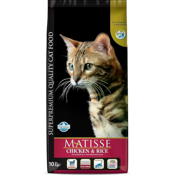 Farmina (Фармина) Matisse Cat Chicken & Rice Neutered Adult - Сухой корм для взрослых стерилизованных котов с мясом курицы и рисом 10 кг