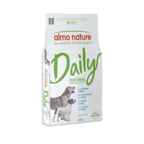 Almo Nature (Алмо Натюр) Daily Dog Adult All Breed With Tuna&Rice Сухой корм для собак всех пород с тунцем и рисом 12 кг