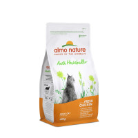 Almo Nature (Алмо Натюр) Holistic Fresh Meat Cat Hairball With Chicken - Сухой корм для кошек для вывода шерсти с курицей 400 г