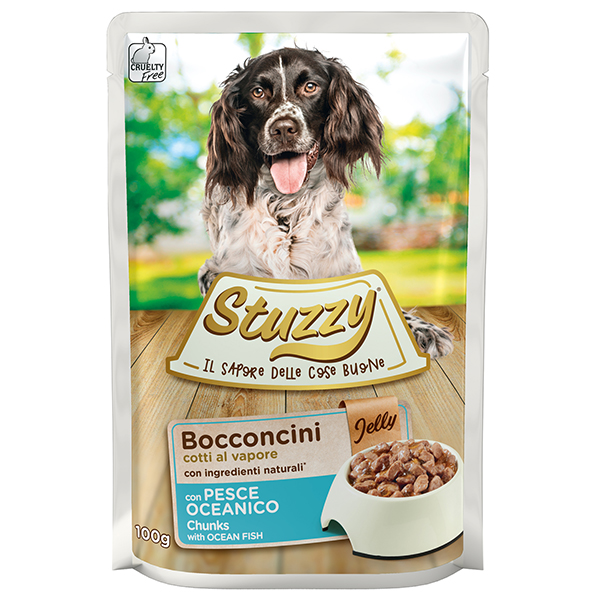 Stuzzy (Штузи) Dog Ocean Fish in Jelly - Влажный корм для собак с океанической рыбой в желе 100 г