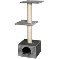 Flamingo (Фламинго) Scratching tree Charbonel Black & Cream - Спально-игровой комплекс когтеточка для котов 47х35х103 см, серый