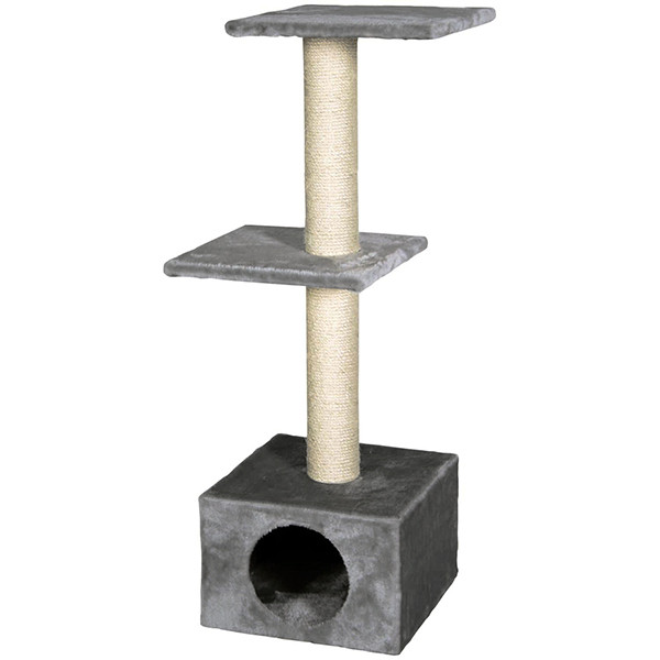 Flamingo (Фламинго) Scratching tree Charbonel Black & Cream - Спально-игровой комплекс когтеточка для котов 47х35х103 см, серый