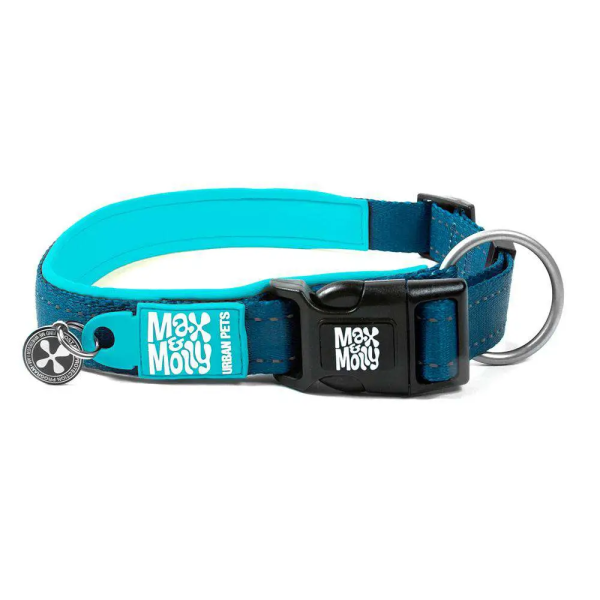 Max & Molly (Макс Молли) Smart ID Collar Matrix Sky Blue S - Ошейник для собак голубого цвета