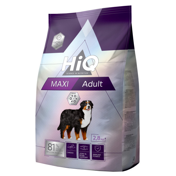 HiQ (Хай Кью) Dog Adult Maxi With Poultry - Сухой корм для собак больших пород с птицей 2.8 кг