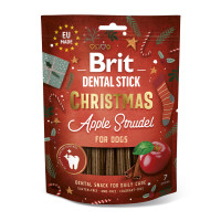 Brit (Брит) Dental Stick Christmas Apple Strudel - Лакомство для собак рождественский яблочный штрудель 7 шт 251 г