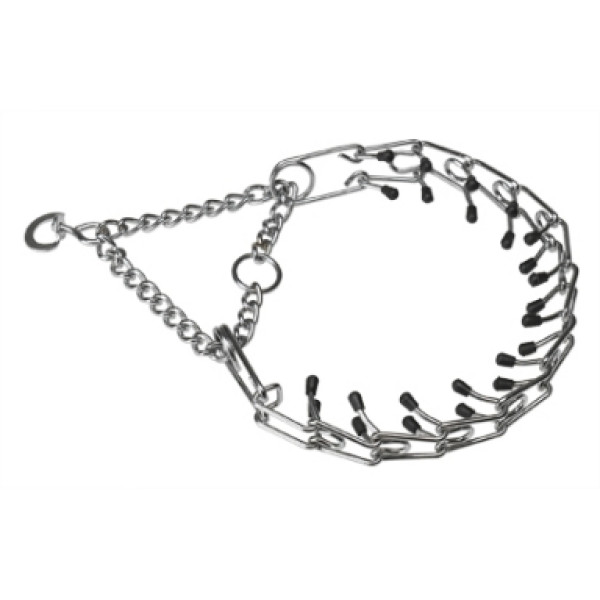 Ferplast (Ферласт) Chrome - Тренировочный металлический ошейник для собак крупных и гигантских пород 46 × 62 см