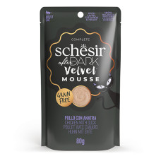 м Schesir (Шезір) Cat After Dark Mousse Duck - Вологий кордля котів з качкою мусс 80 г