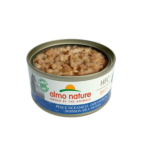 Almo Nature (Альмо Натюр) HFC Cat Jelly Ocean Fish - Влажный корм для кошек с океанической рыбой в желе 70 г