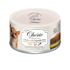 Cherie (Чері) Dog Grain Free Chicken & Vegetables Pate All Life Stages All Breeds - Вологий беззерновий корм для собак будь-якого віку та усіх порід паштет з м’ясом курки та овочами 80 г