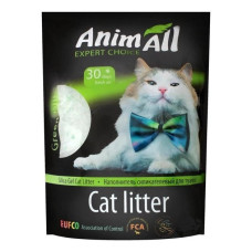AnimAll (Енімал) Deluxe Зелений смарагд - Наповнювач для котячих туалетів силікагелевий 5 л