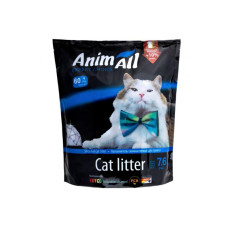 AnimAll (Енімал) Блакитний аквамарин - Наповнювач силікагелевий для котячих туалетів 7.6 л