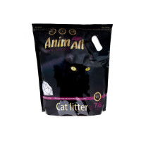 Animall (Энимал) Premium Фиолетовый аметист - Наполнитель силикагелевый для кошачьих туалетов с цветочным ароматом 7.6 л
