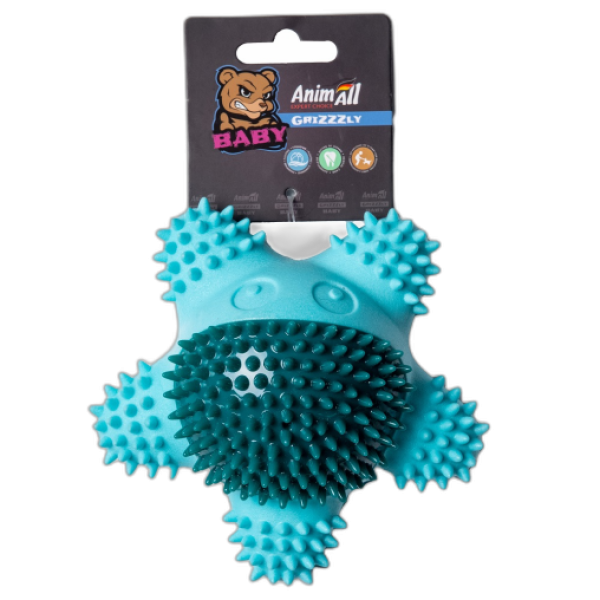 AnimАll (Энимал) GrizZzly Baby Морская звезда Мятная - Игрушка для собак 13.3Х12.7Х5.8 см
