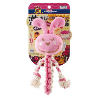 DoggyMan (Догимен) Cotton Rabbit - Игрушка для собак мягкий кролик с пищалкой 23x9.5x3.5 см S
