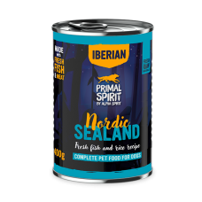 Primal Spirit Nordic Sealand - Повнораціонний вологий корм для дорослих собак зі свининою 400 г