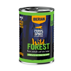 Primal Spirit Wild Forest - Повнораціонний вологий корм для дорослих собак зі свининою 400 г